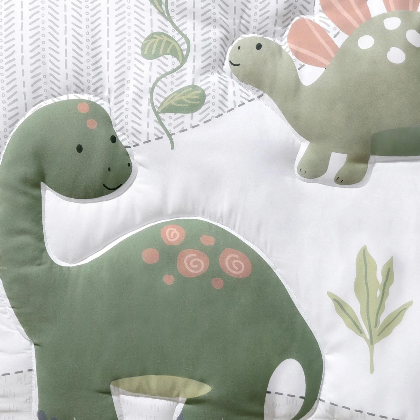 Jurassic Dinosaur Dreams 3 Piece Baby Boys Crib Bedding Set by The Peanutshell