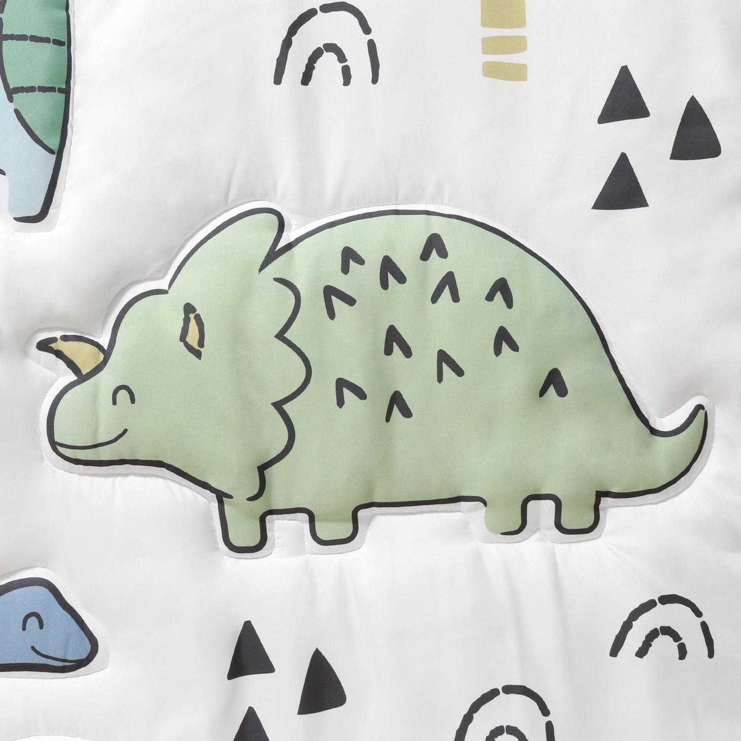 Chambray Blue Dino Dreams 5 Piece Baby Boys Crib Bedding by The Peanutshell