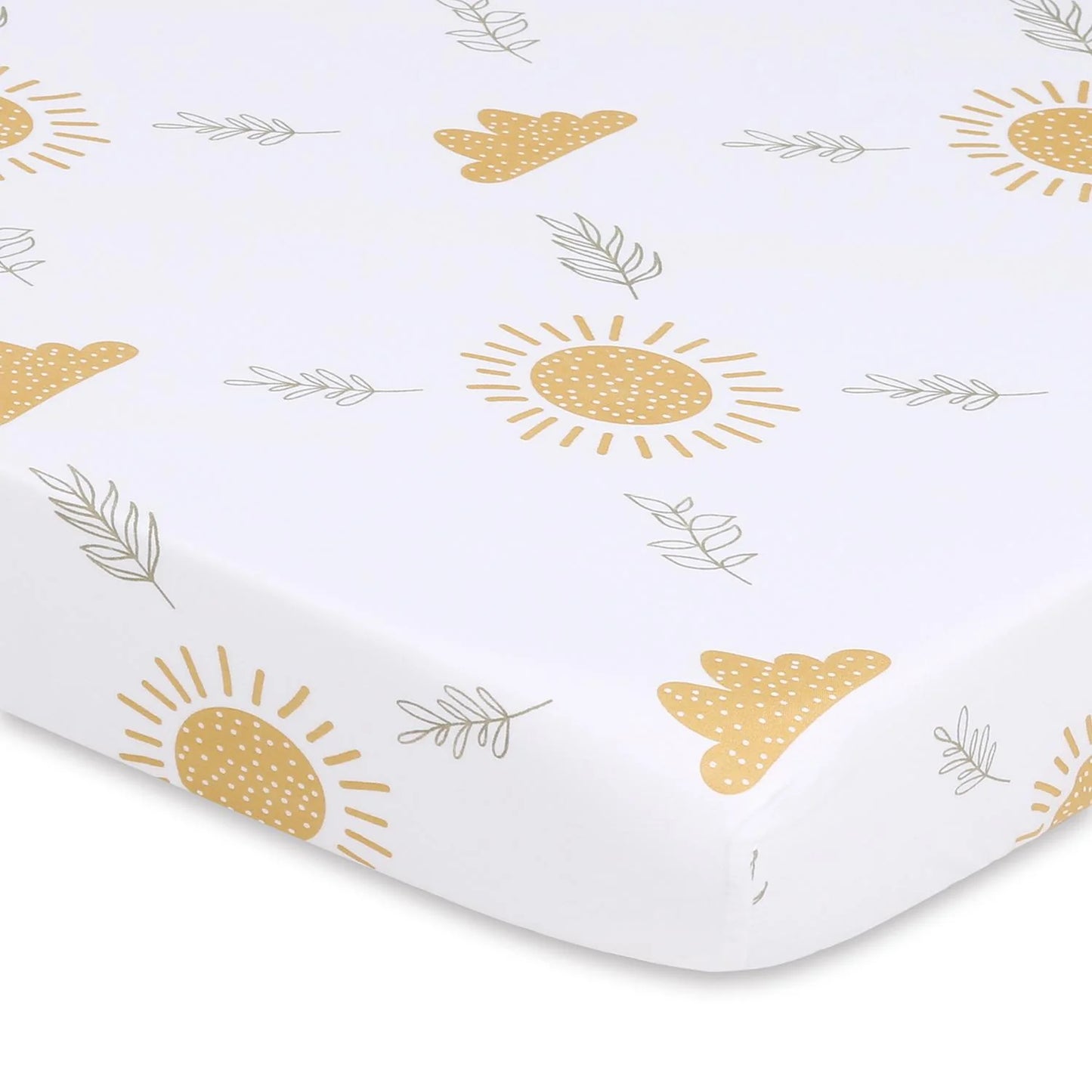 Day & Night Unisex Baby Playard Mini Crib Sheets, 3-Pack by The Peanutshell