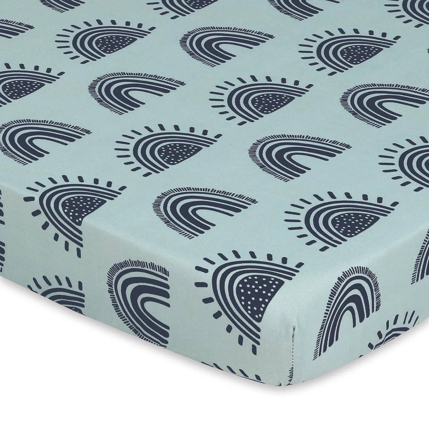 Day & Night Unisex Baby Playard Mini Crib Sheets, 3-Pack by The Peanutshell