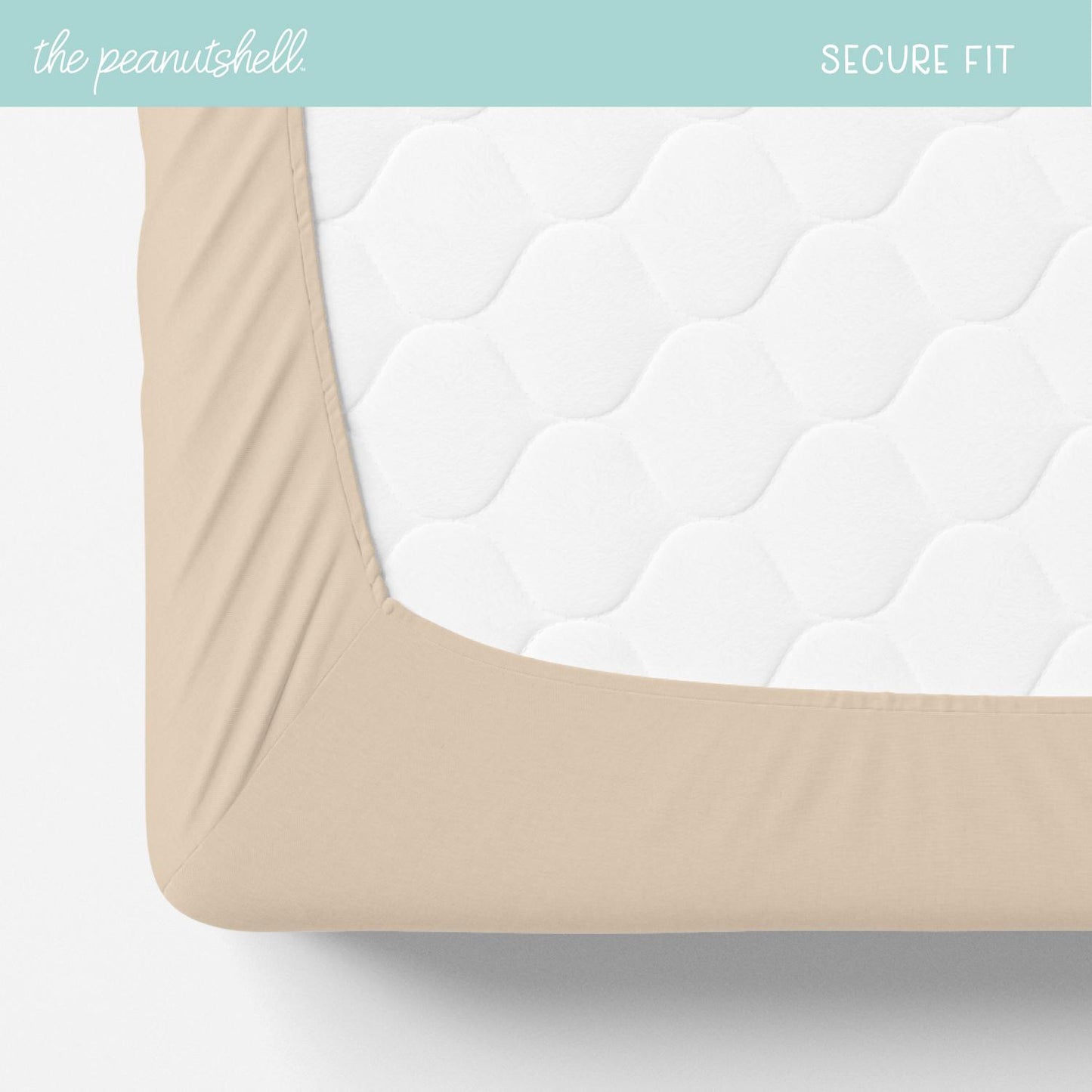 Classic Check Organic Cotton Unisex Baby Bassinet Sheets 4-Pack by The Peanutshell