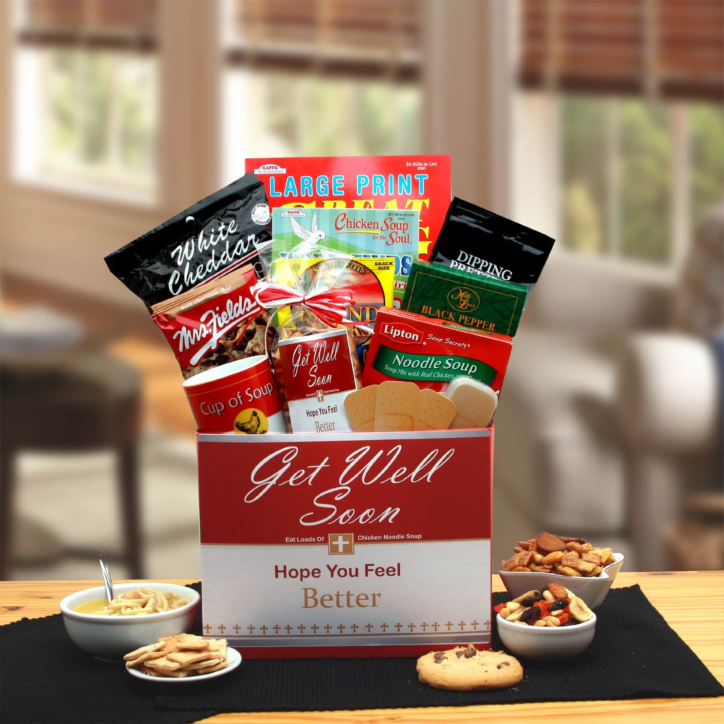Chicken Noodle Soup & Activities Get Well Gift Box by GBDS