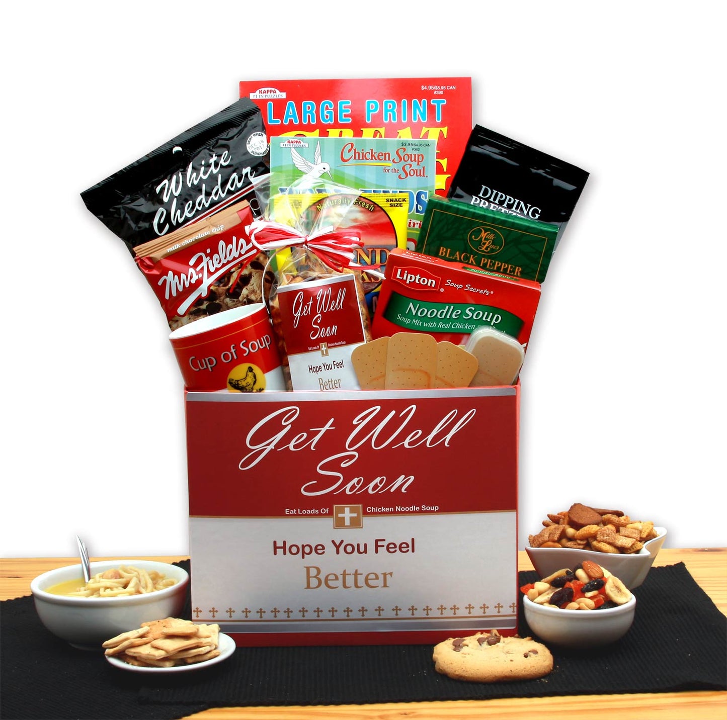 Chicken Noodle Soup & Activities Get Well Gift Box by GBDS
