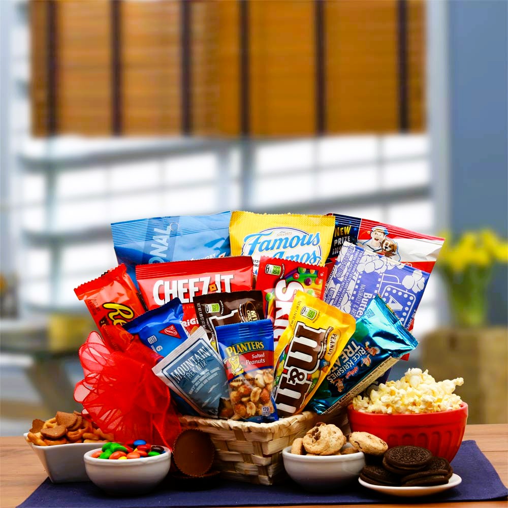 Favorite Savory & Sweet Snacks Gift Basket for Any Occasion by GBDS