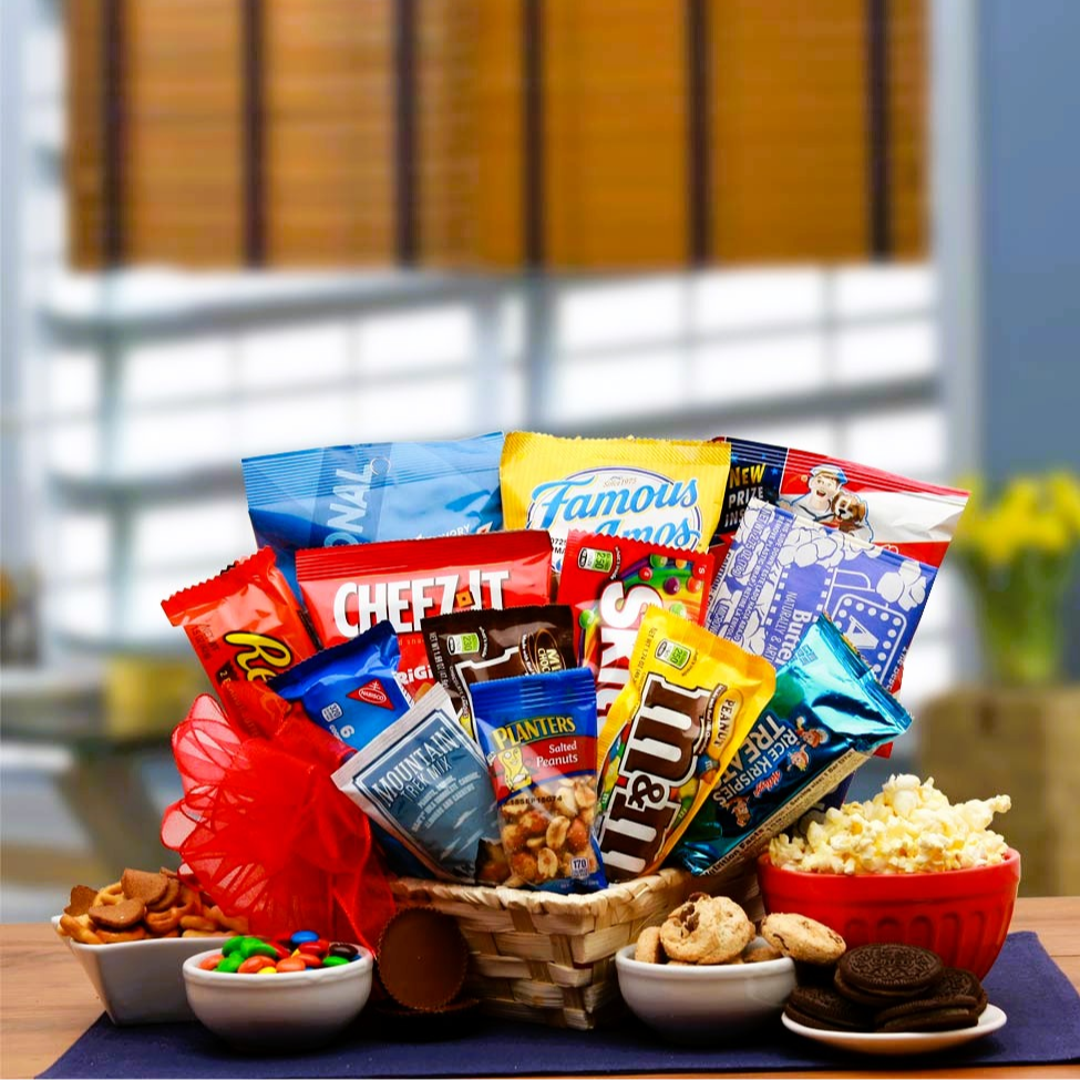 Favorite Savory & Sweet Snacks Gift Basket for Any Occasion by GBDS