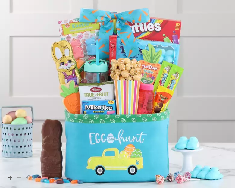 Easter Egg Hunt Springtime Sweets & Treats Gift Basket