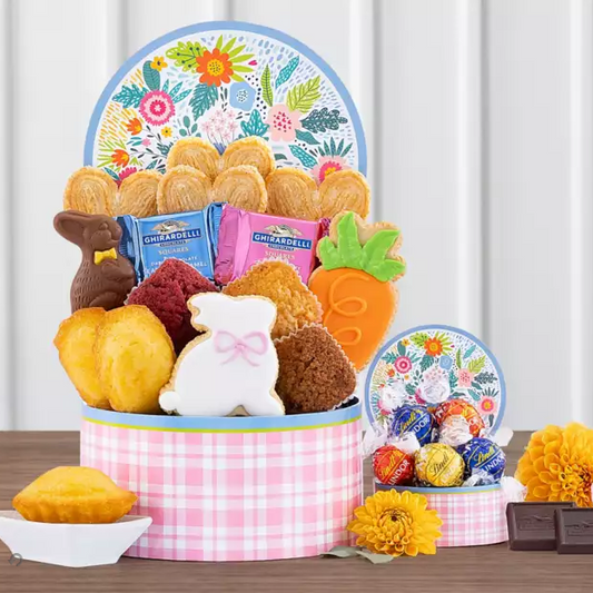 Easter Delights: Baked Goods, Chocolate & Sweets Gift Box for Woman