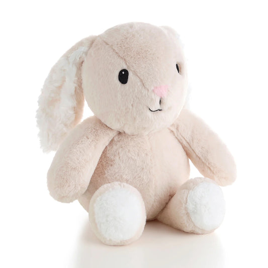 Fluffy the Plush Beige Bunny Rabbit Stuffed Animal Unisex Baby or Toddler Toy, 10" Tall