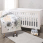 Woodscape Gray & Beige 5 Piece Unisex Baby Crib Bedding by The Peanutshell