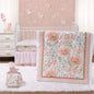 Wildflower Organic Cotton 4 Piece Baby Girls Crib Bedding Set by The Peanutshell