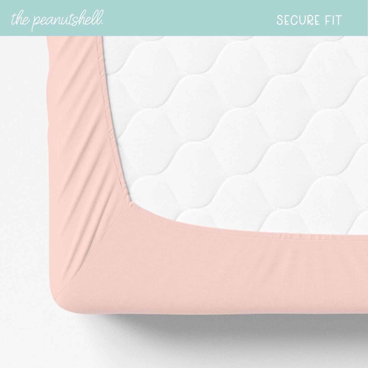 Cottage Floral Organic Cotton Baby Bassinet Sheets 4-Pack for Girls by The Peanutshell