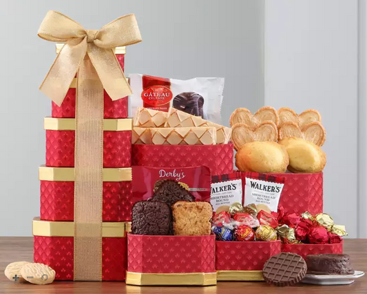 Deluxe Bakery, Chocolate & Sweets: Any Occasion Gourmet Gift Tower