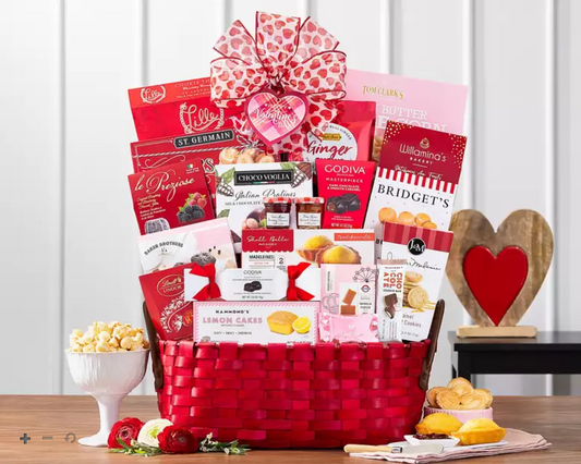 Valentine's Extravaganza: Valentine's Day Sweets Gift Basket