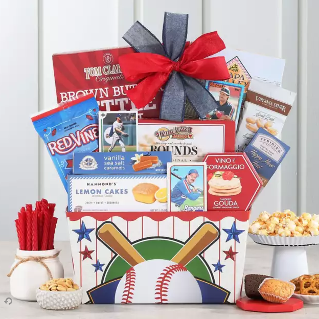Ballpark Favorites Gourmet Sweet & Savory Gift Box for Men