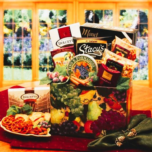 The Bistro Gourmet Snacks Fruit Motif Gift Box for Any Occasion by GBDS