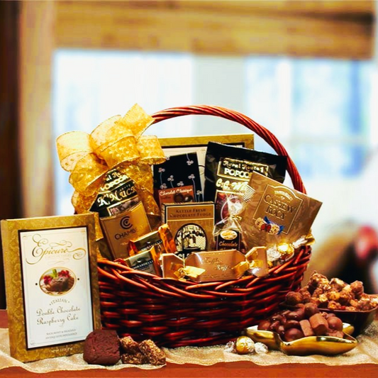 Chocolate Supreme Gourmet Gift Basket for Any Occasion by GBDS