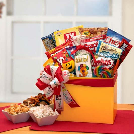 Sunny Goodies & Games Get Well Wishes Gift Box by GBDS