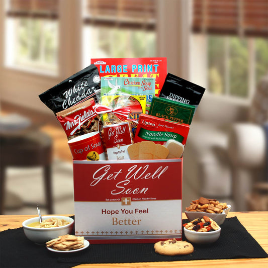Chicken Noodle Soup & Activities Get Well Gift Box by GBDS