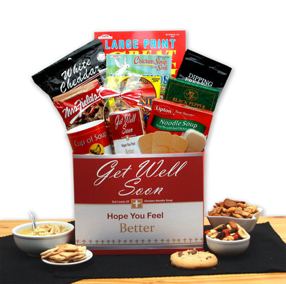 Chicken Noodle Soup & Activities Get Well Gift Box by GBDS
