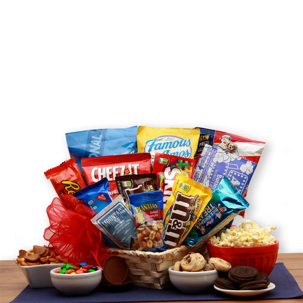 Favorite Savory & Sweet Snacks Gift Basket for Any Occasion by GBDS