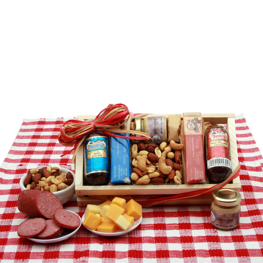 Signature Sampler Meat & Cheese Snack Set for Any Occasion by GBDS
