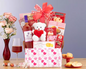 Windwhistle Red Moscato: Romantic Valentine's Day Savory & Sweet Gift Basket