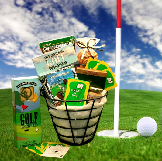 Golfer's Caddy! Men's Sports Theme Gift Basket for Any Occasion by GBDS