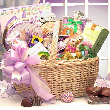 Deluxe Chocolate & Easter Sweets Favorites Gift Basket for Kids by GBDS