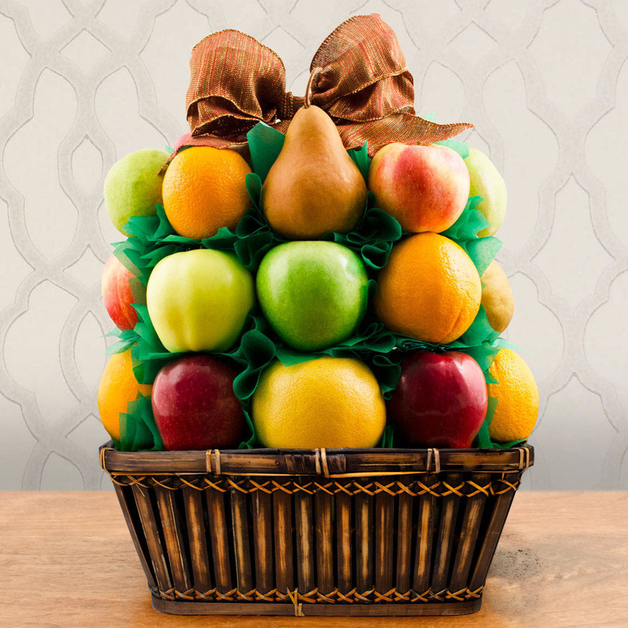 Fruitful Indulgence: All Fresh Fruit Gift Basket