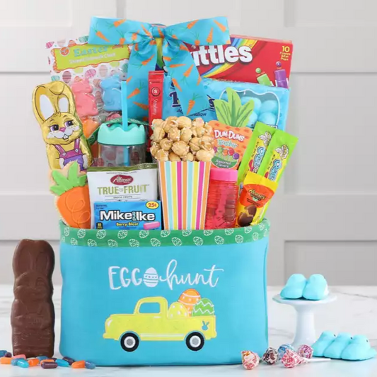 Easter Egg Hunt Springtime Sweets & Treats Gift Basket