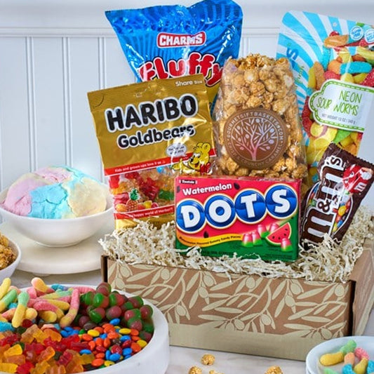 Junk Food Junkie: Candy & Snacks Care Package Gift Box