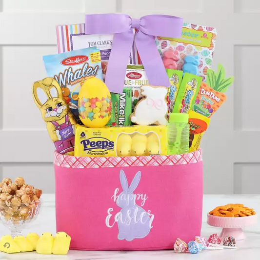 Bunny Tails: Treats & Toys Easter Gift Basket for Children