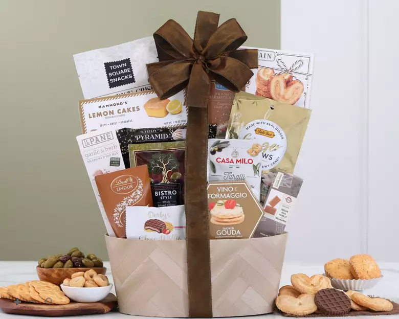 Classic Elegance: Sweet & Savory Gourmet Gift Basket for Any Occasion