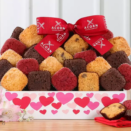Hearts Abounds: Thinking of You Brownie & Cake Bakery Treats Gift Box