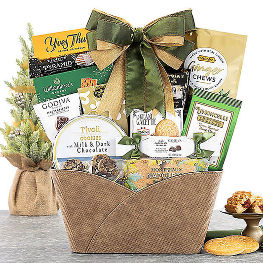 Godiva Treasures: Premium Chocolate & Sweets Gift Basket