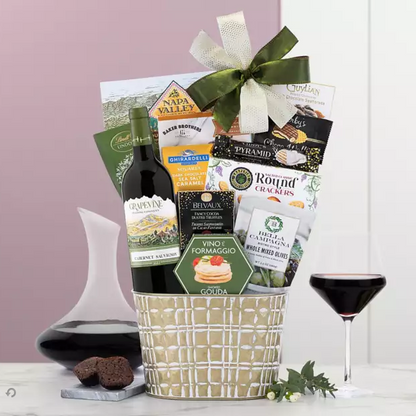 Grapevine Trading Co. Cabernet: Red Wine Gift Basket