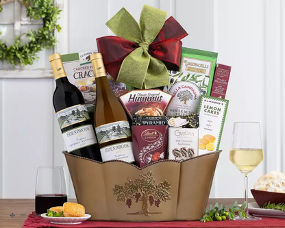 Edenbrook Vineyards Duet: Gourmet Cabernet & Chardonnay Wine Gift Basket